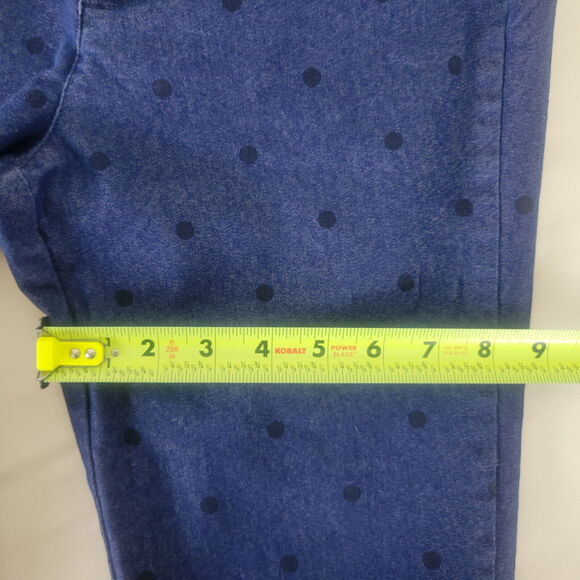 Old Navy Womens Jeans 2 Blue Low Rise Pixie Ankle Polka Dot Denim W28 x L25 - Picture 6 of 15